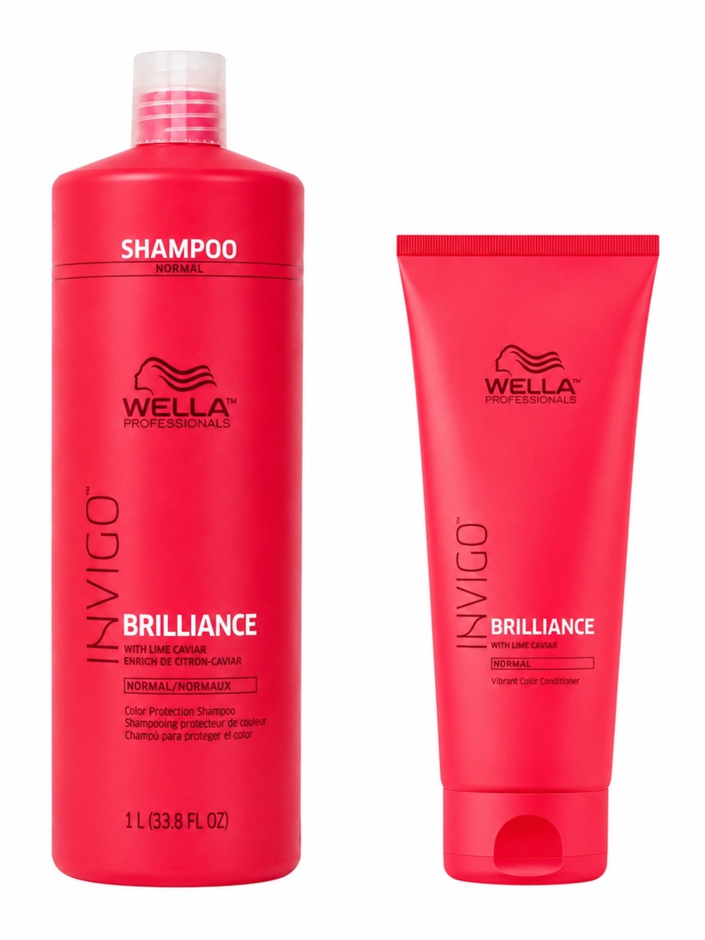 WELLA INVIGO BRILLIANCE COLOR PROTECTION SHAMPOO & CONDITIONER - FOR NORMAL HAIR